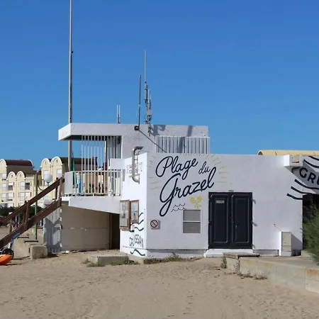 Nyaraló Pavillon Avec Mezzanine, Piscine Et Parking, A 300m De La Du Grazel, - Fr-1-229-114 Gruissan